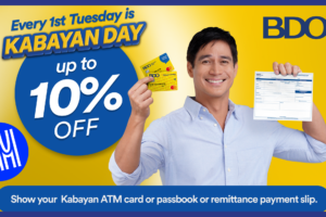 10% off Every First Tuesday! Celebrate Kabayan Day at SM Malls with BDO Remit