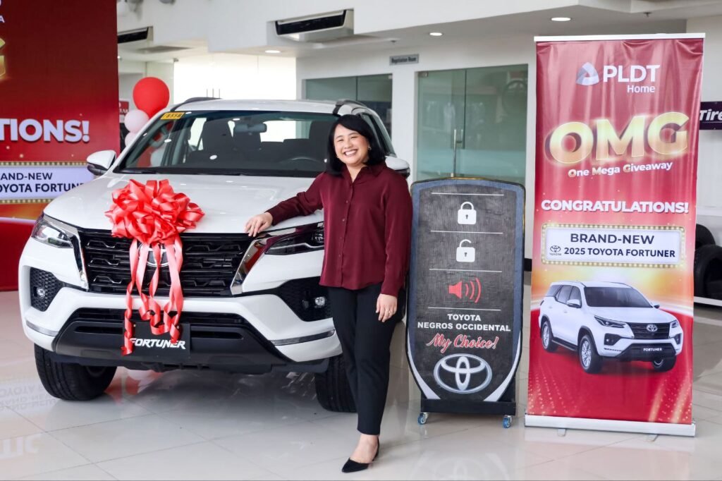 PLDT Home Awards First Bacolod Grand Winner in One Mega Give Away 2025
