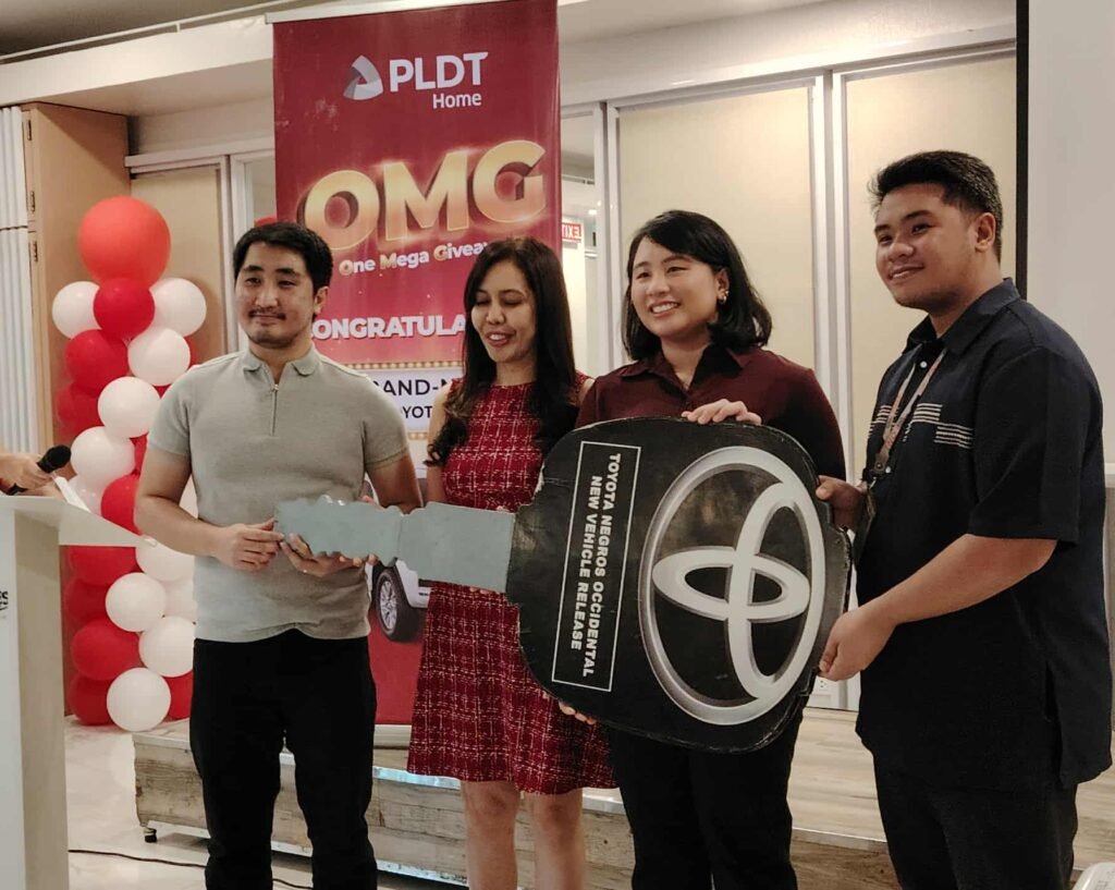 PLDT Home Awards First Bacolod Grand Winner in One Mega Give Away 2025